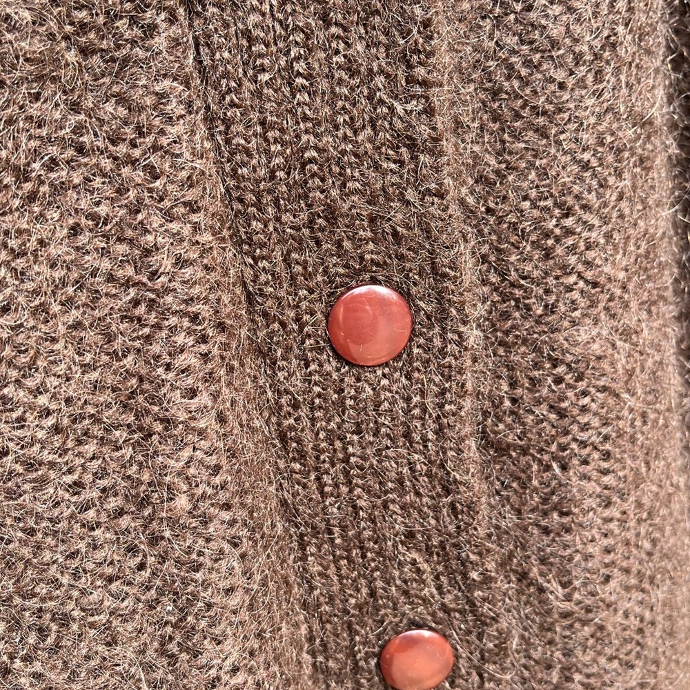 80s Mohair Patchwork Cardigan - image 6